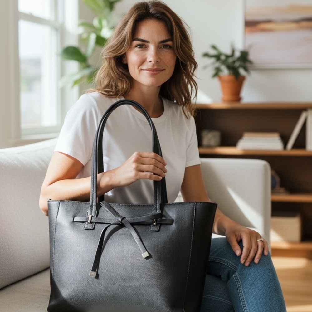 Target Elegant Navy Tote Bag.